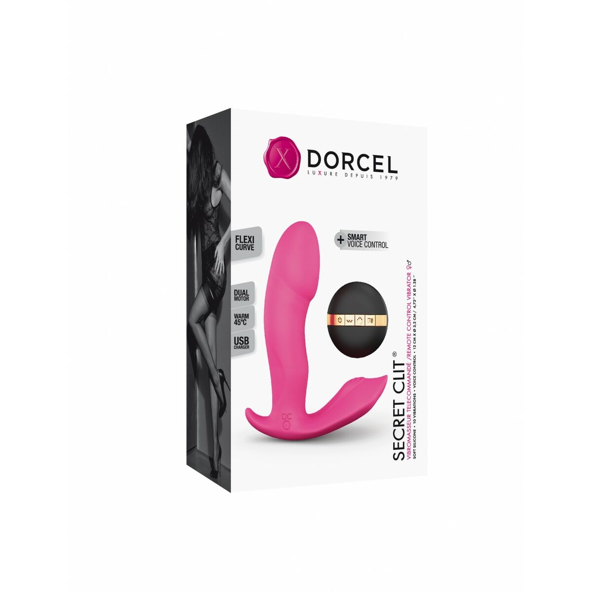 Vibratorius Marc Dorcel Secret Clit Rožinė