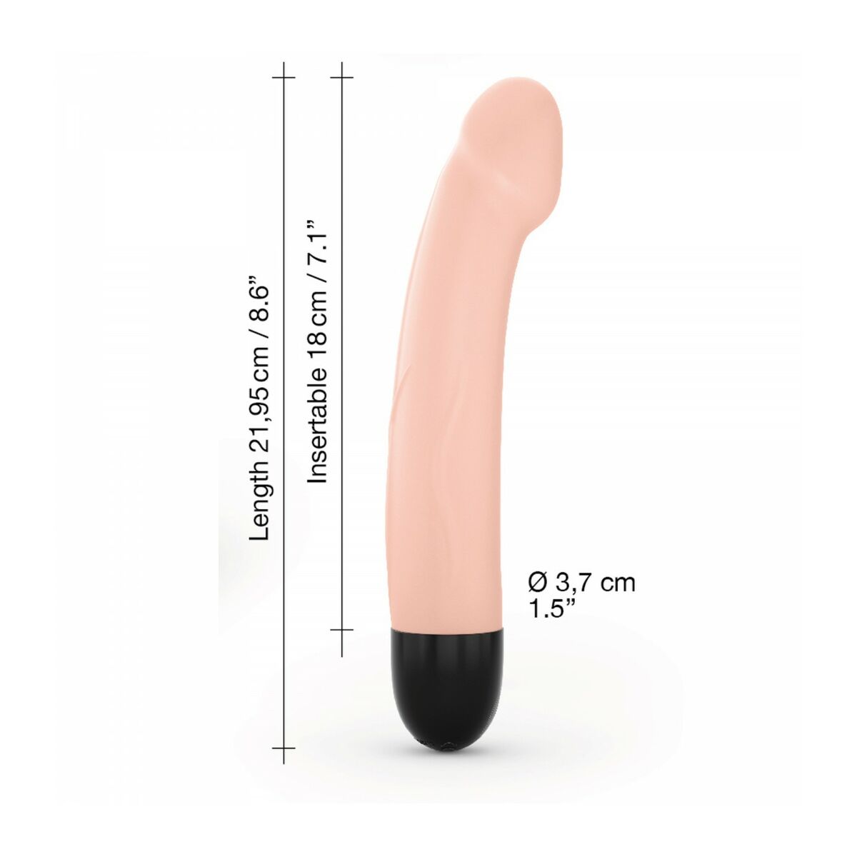 Vibratorius Dorcel DOR192-NUDE Rusvai gelsva