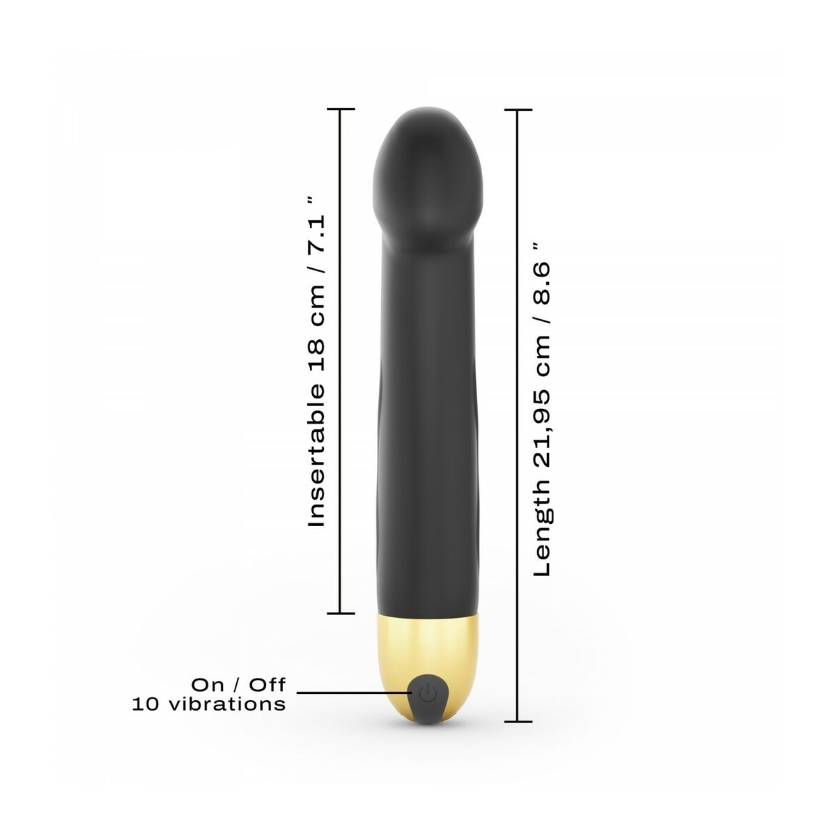 Vibratorius Marc Dorcel Real Vibration M 2.0 Juoda