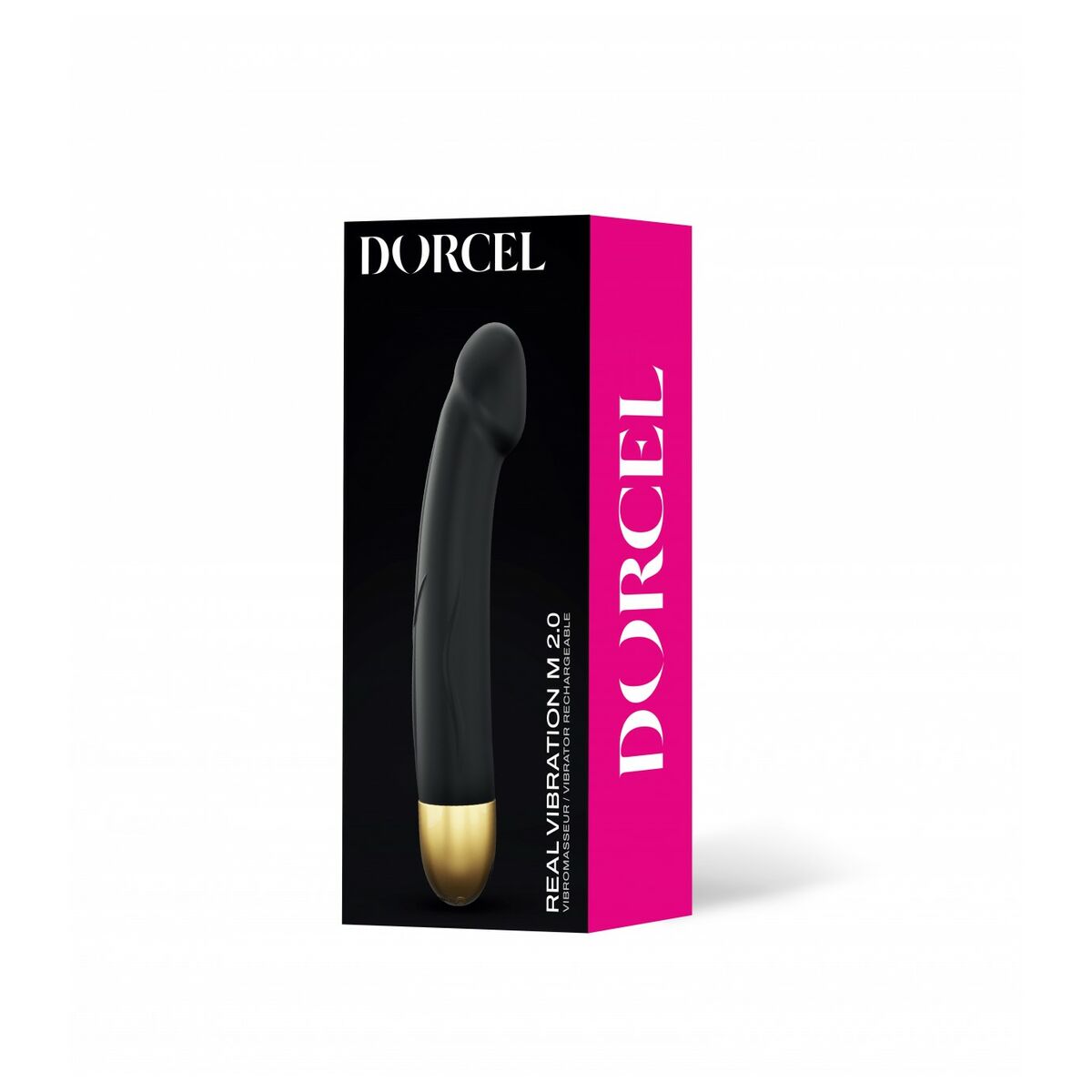 Vibratorius Marc Dorcel Real Vibration M 2.0 Juoda