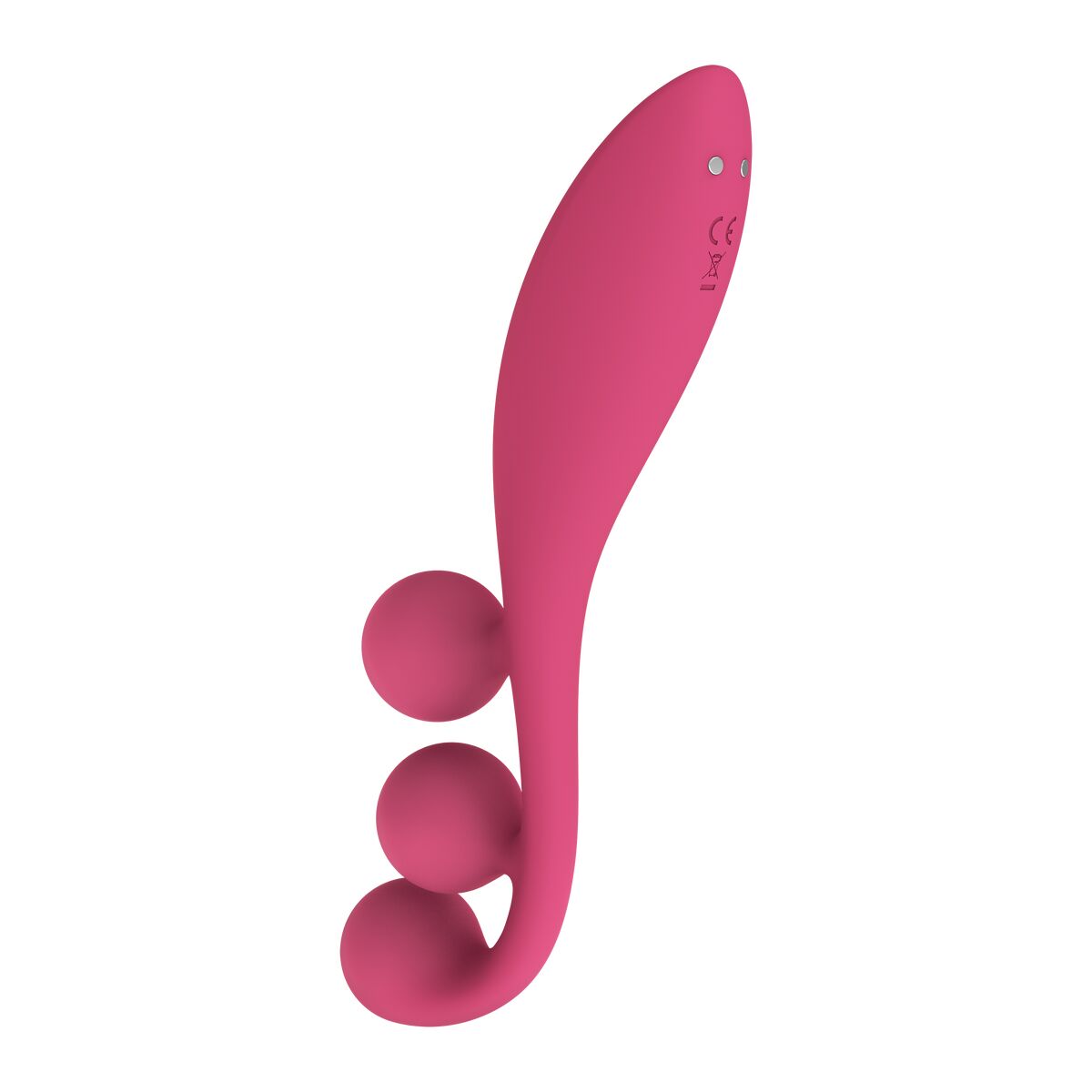 Vibratorius Satisfyer Tri Ball 1 Raudona