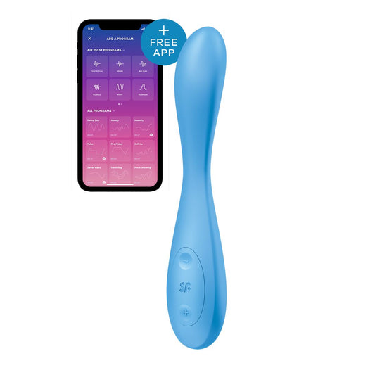 Vibratorius Satisfyer G-Spot Flex 4+ Mėlyna