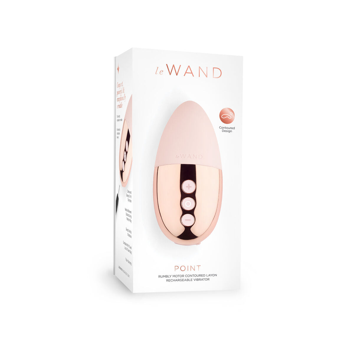 Vibratorius Le Wand Point Rose Gold Rožinė