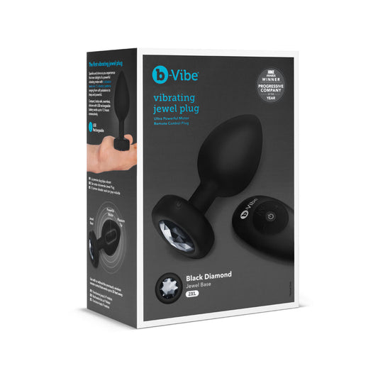 Vibratorius B-Vibe Vibrating Jewel Juoda XXL